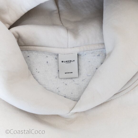 Blakely Alpine Oversized Hoodie M Relaxed Embroidered Cozy Chunky Athleisure - Picture 6 of 11